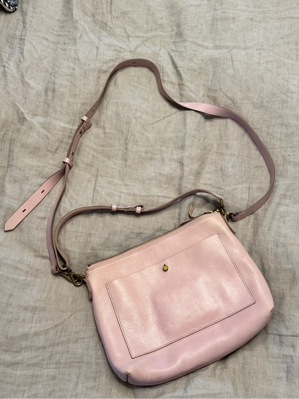 Madewell Transport Shoulder Crossbody Bag in Thistle